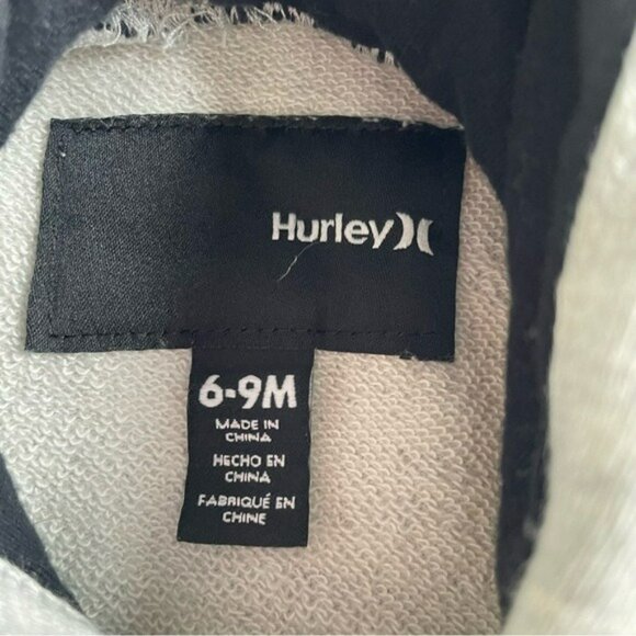 Hurley Baby Long-Sleeve Hooded One-Piece Jumpsuit Romper 6-9m Cozy - Picture 5 of 7